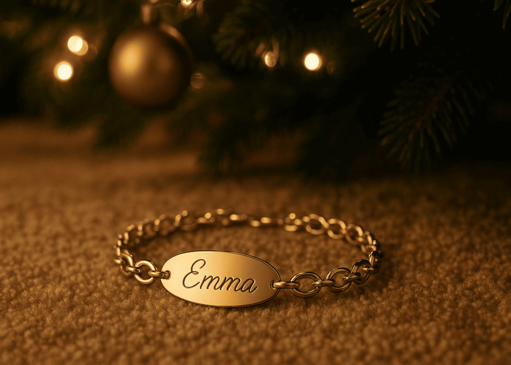 joya-dorada-grabada-con-el-nombre-emma-al-pie-de-un-arbol-de-navidad